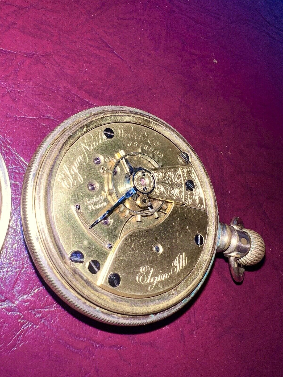 Elgin Grade 74 FREEMASON Pocket Watch 1890 RUNNING Model 5 Class 10 18S 11J