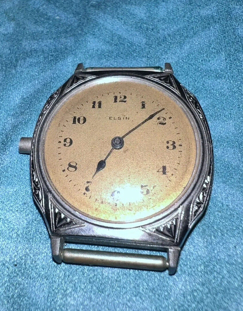 Elgin 1910’s Art Deco Watch Head For Repair