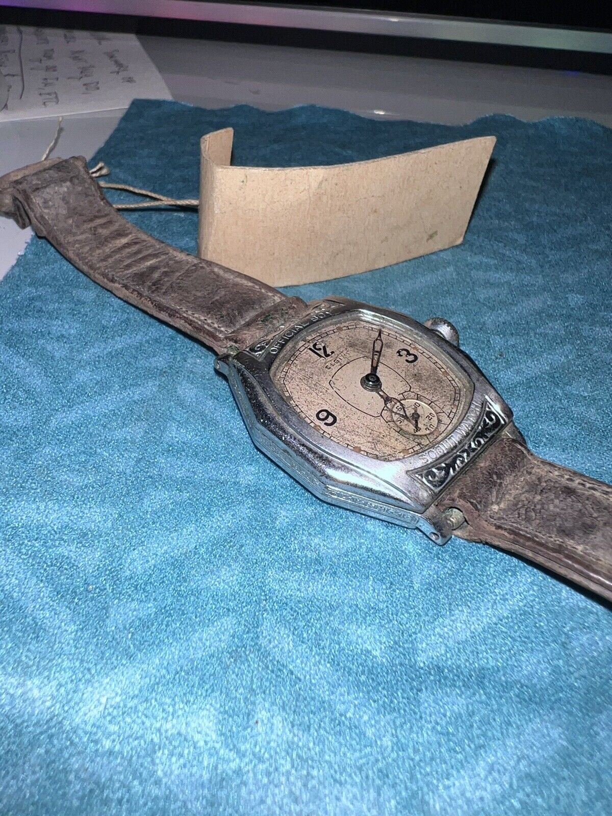 Elgin 1920’s Art Deco “OFFICIAL BOY SCOUT WATCH”