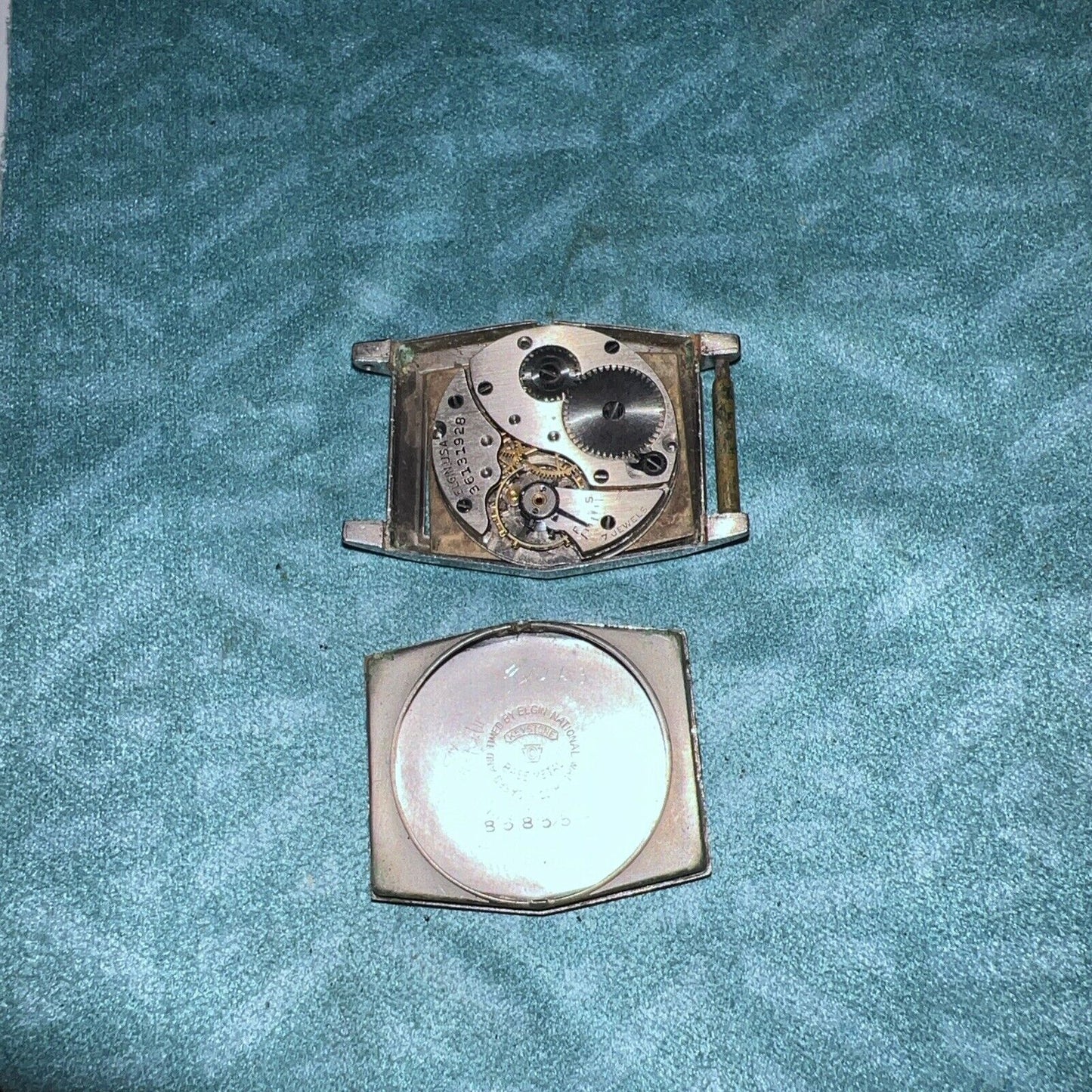 Elgin Art Deco 1920’s Watch Head For Parts/Repair