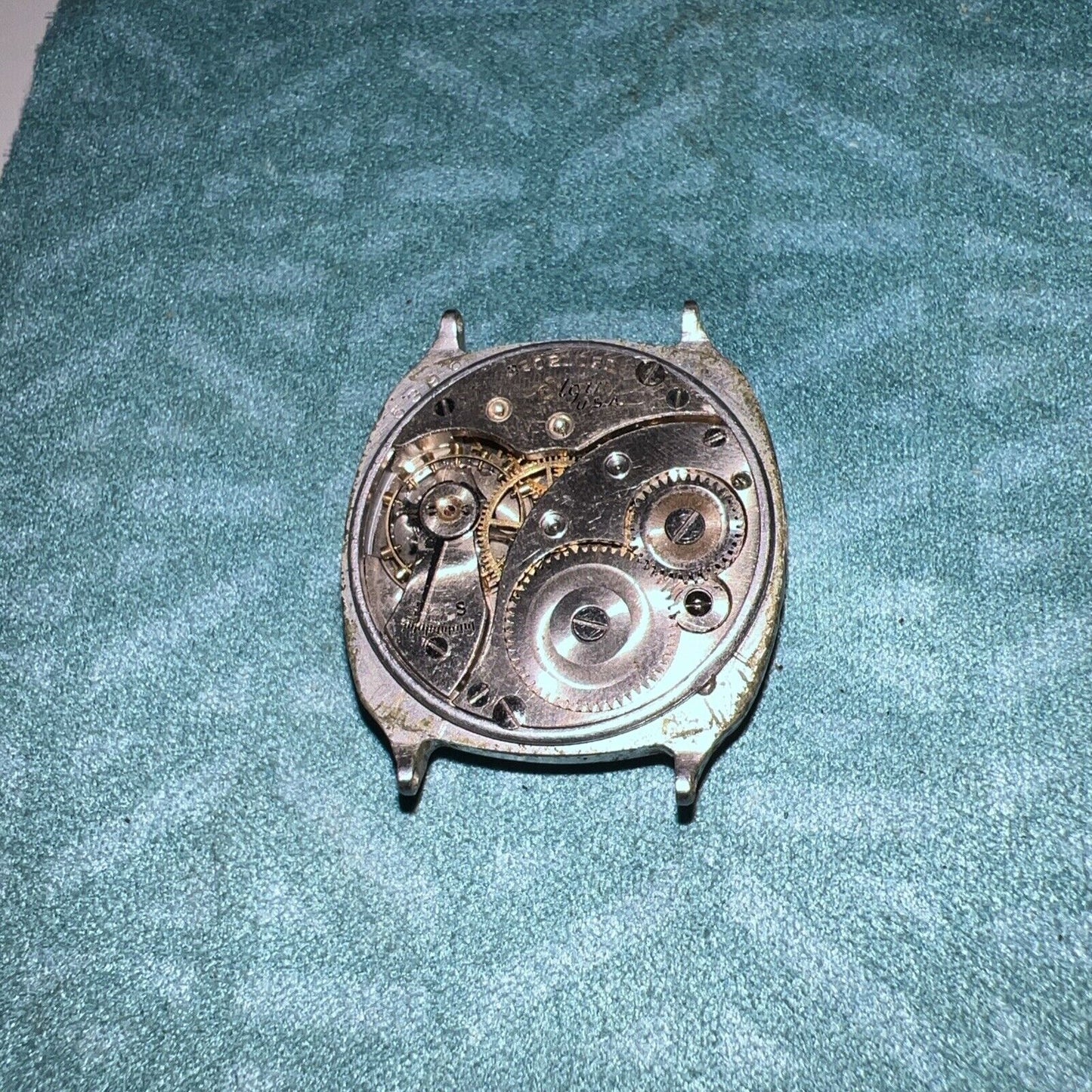 Elgin Art Deco 1920’s Watch Head For Parts/Repair