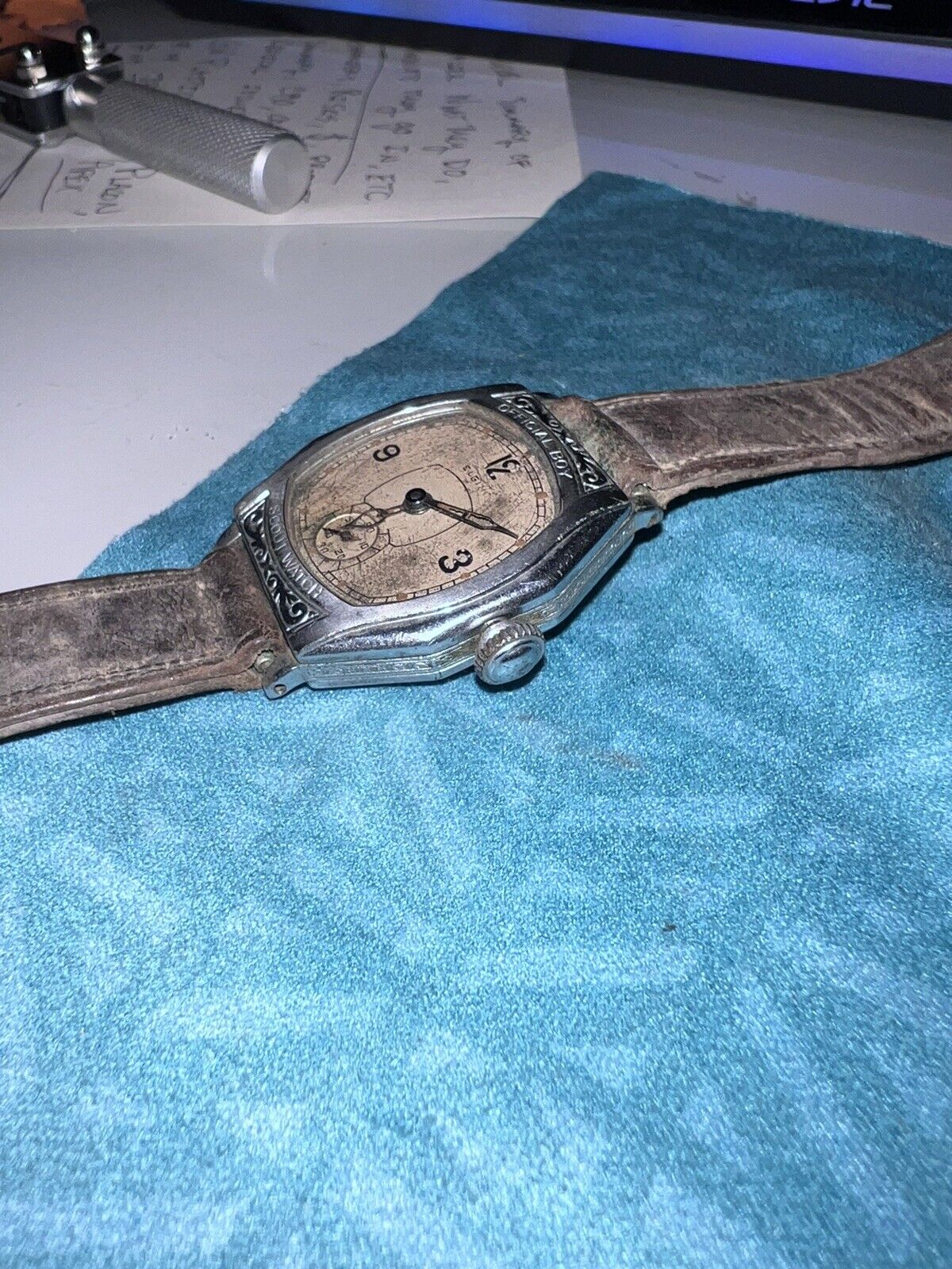 Elgin 1920’s Art Deco “OFFICIAL BOY SCOUT WATCH”