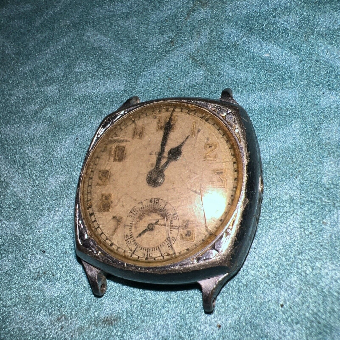 Elgin Art Deco 1920’s Watch Head For Parts/Repair