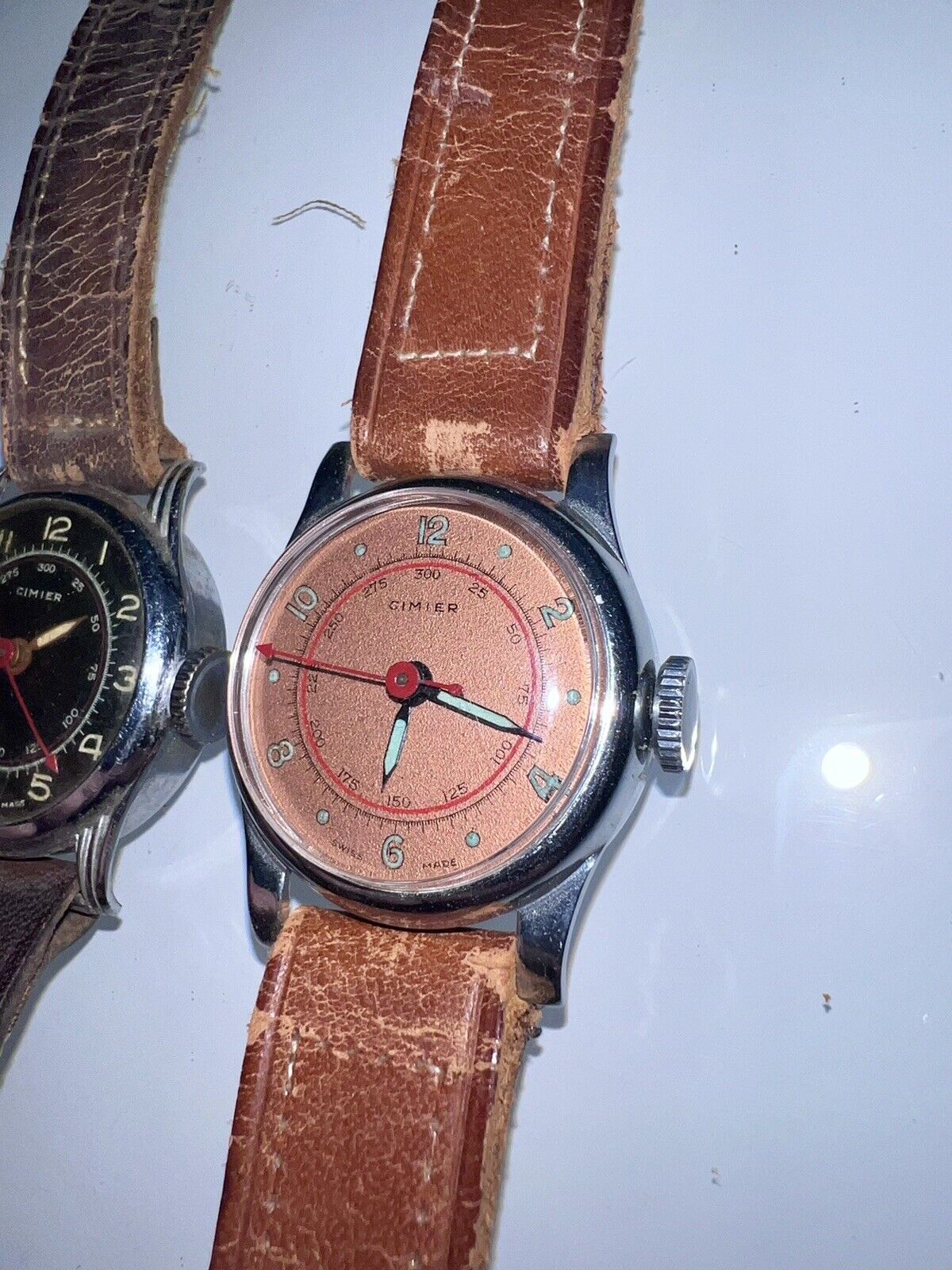 2 Vintage Cimier Swiss Military Style Manual Wristwatches. (2 PCs)